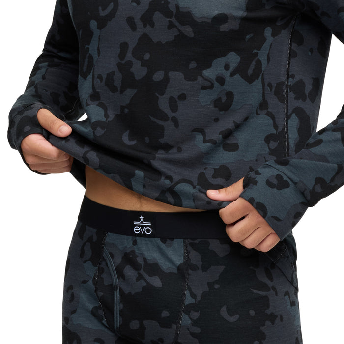 evo Merino Wool Pants - Men's Black Camo