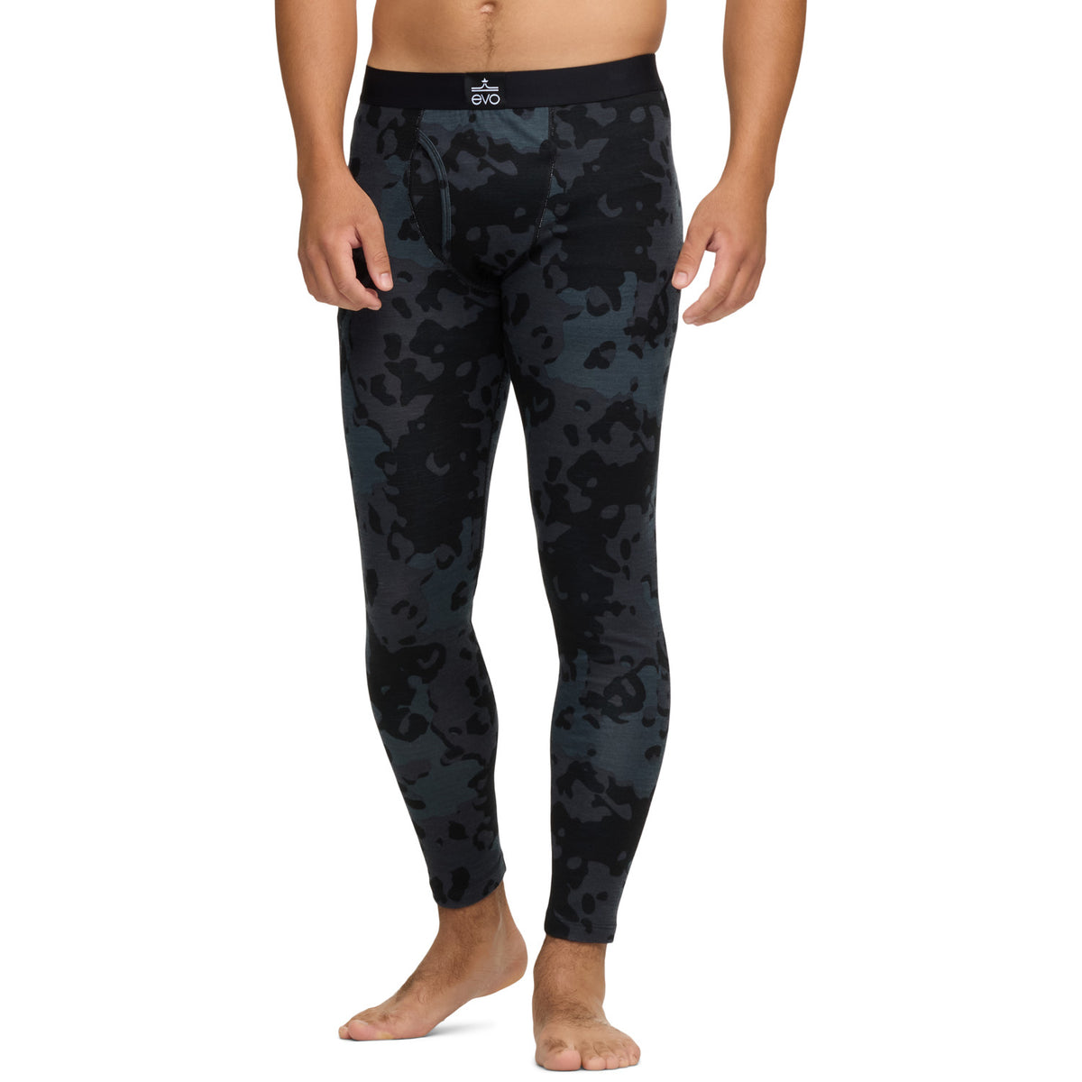 evo Merino Wool Pants - Men's Black Camo