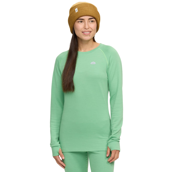 evo Merino Wool Crew Top - Women's Jade