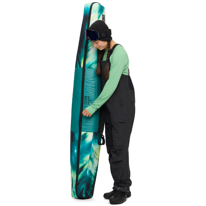 evo Padded Single Ski Bag Aurora Borealis
