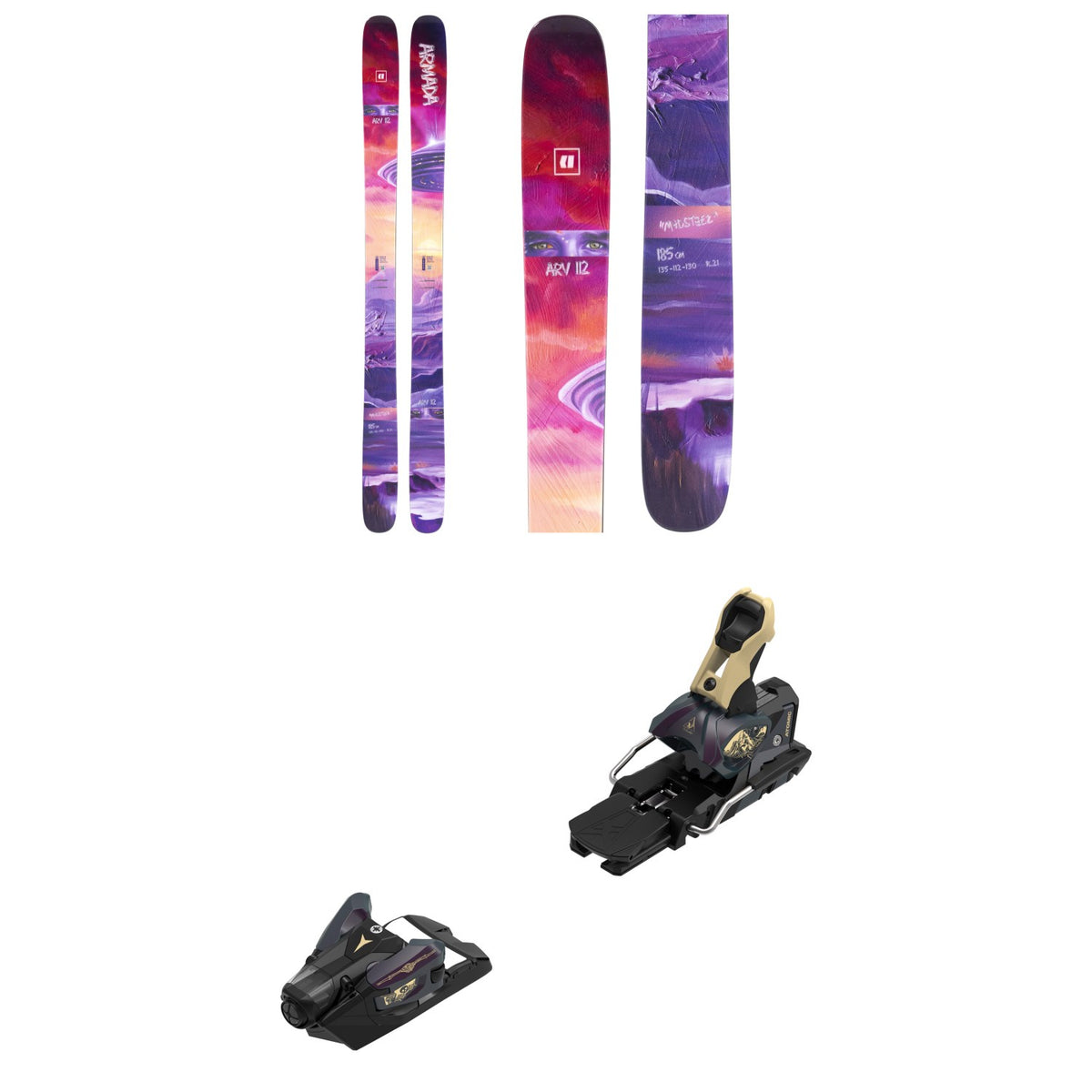 Armada ARV 112 Skis 2026 + Atomic Strive 16 MN Ski Bindings