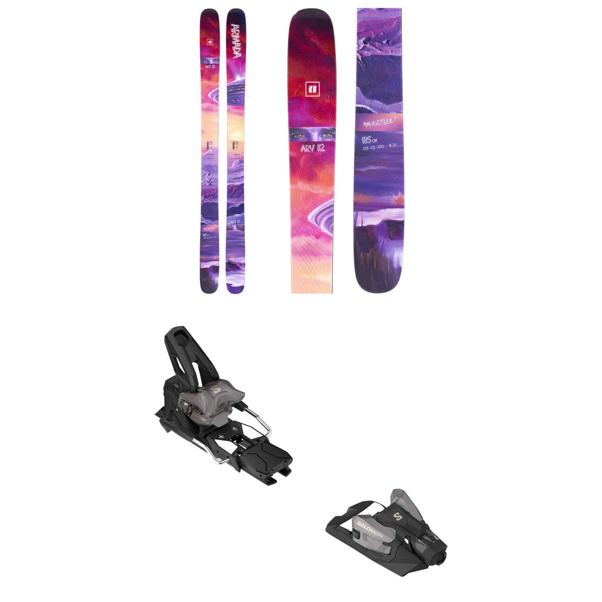 Armada ARV 112 Skis + Salomon Strive 14 GW Ski Bindings 2026