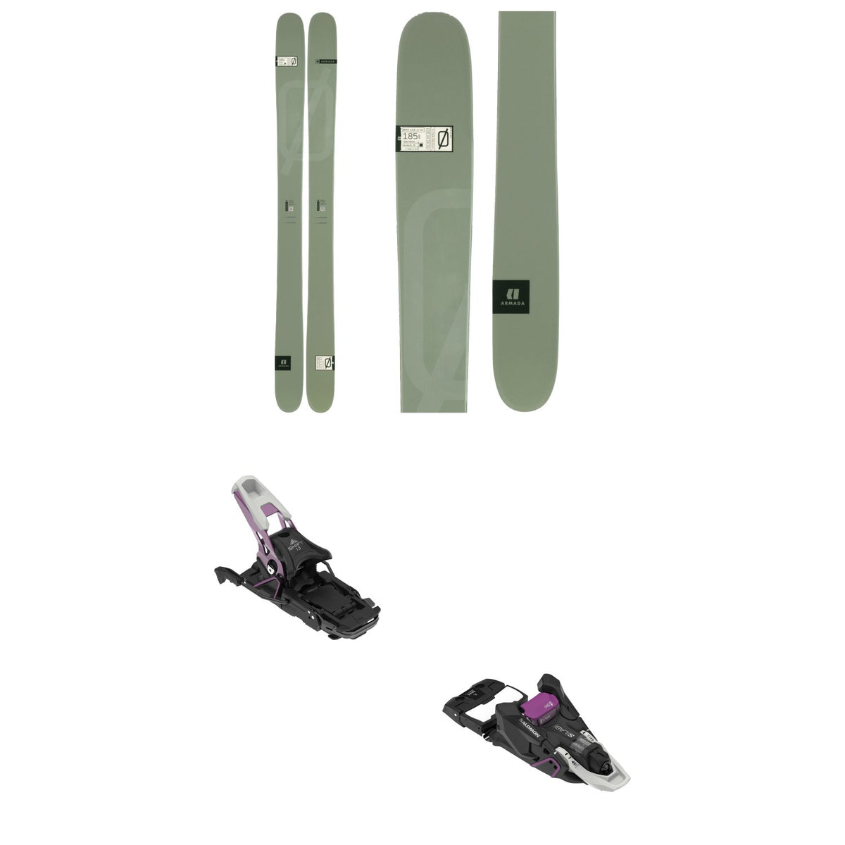 Armada ARV 116 JJ UL Skis 2026 + Salomon S/LAB Shift² MN 13 Alpine Touring Ski Bindings