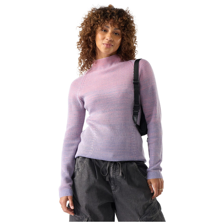 Smartwool Summit Funnel Neck Sweater - Women's Nightfall Blue