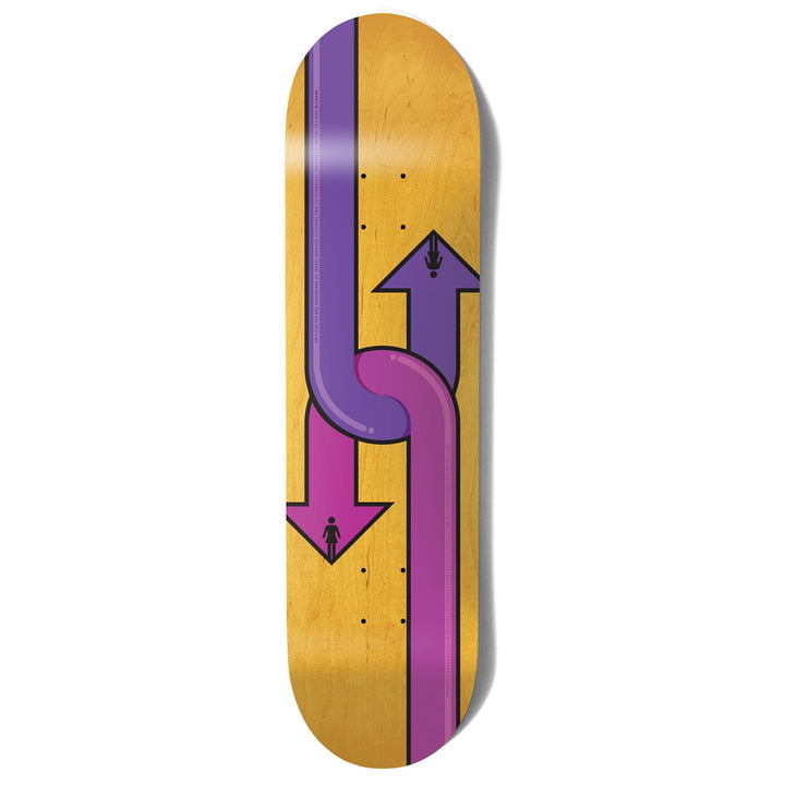 Girl Mccrank Dual Directional 8.5 Skateboard Deck
