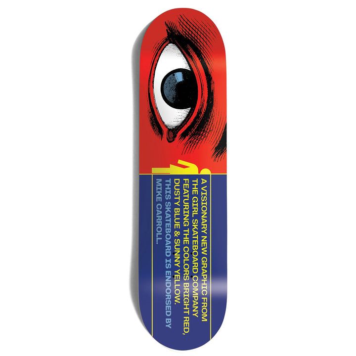 Girl Carroll Follies 8.375 Skateboard Deck