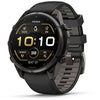 Titanium with Graphite/Black Silicone Band