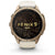 Garmin fenix 9 Pro AMOLED Smartwatch Autumn Gold Titanium with Cream/French Gray Silicone Band