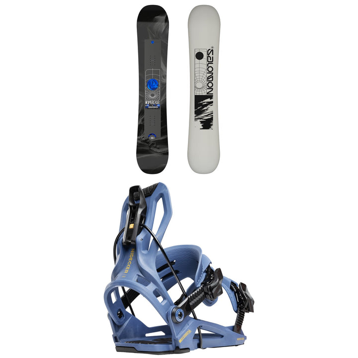Salomon Pulse Snowboard + Nidecker Flow Nexus Snowboard Bindings 2027