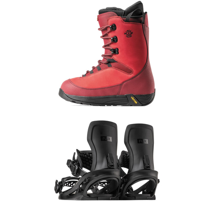 Flux HF Lace Snowboard Boots + XF Snowboard Bindings 2027