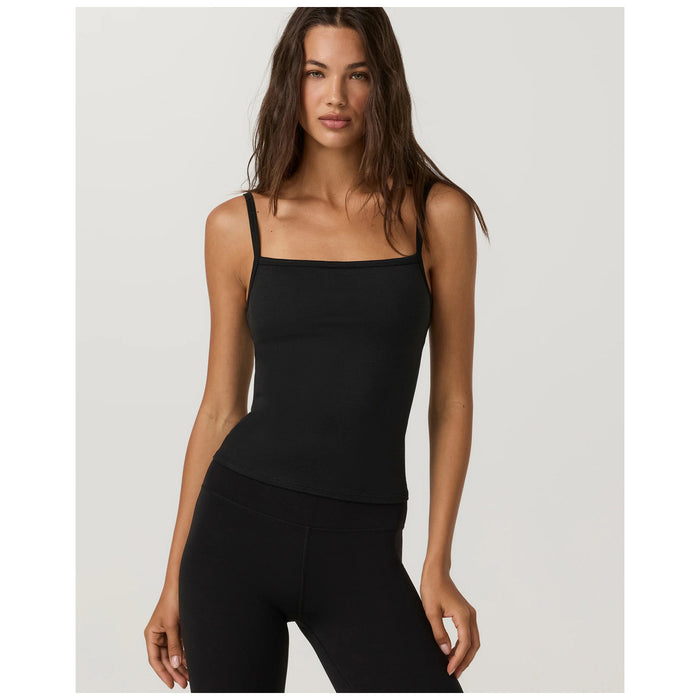 Vuori Elevation Square Neck Cami - Women's Black Heather