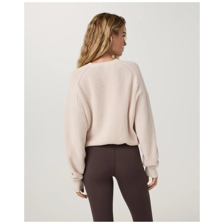 Vuori OS Cotton Waffle Sweater - Women's Marshmallow
