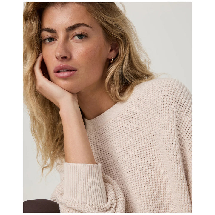 Vuori OS Cotton Waffle Sweater - Women's Marshmallow