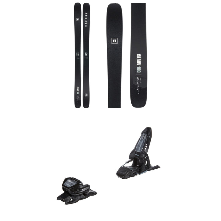 Armada ARV 100 Black Edition Skis 2027 + Marker Griffon 13 ID Ski Bindings