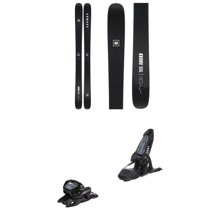 Armada ARV 106 Black Edition Skis 2027 + Marker Griffon 13 ID Ski Bindings