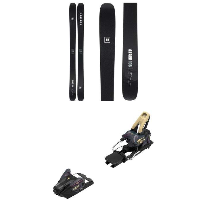 Armada ARV 106 Black Edition Skis 2027 + Atomic Strive 14 GW Ski Bindings
