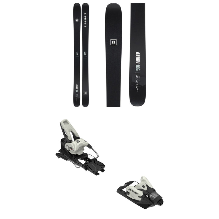 Armada ARV 106 Black Edition Skis + Salomon Strive 14 GW Ski Bindings 2027