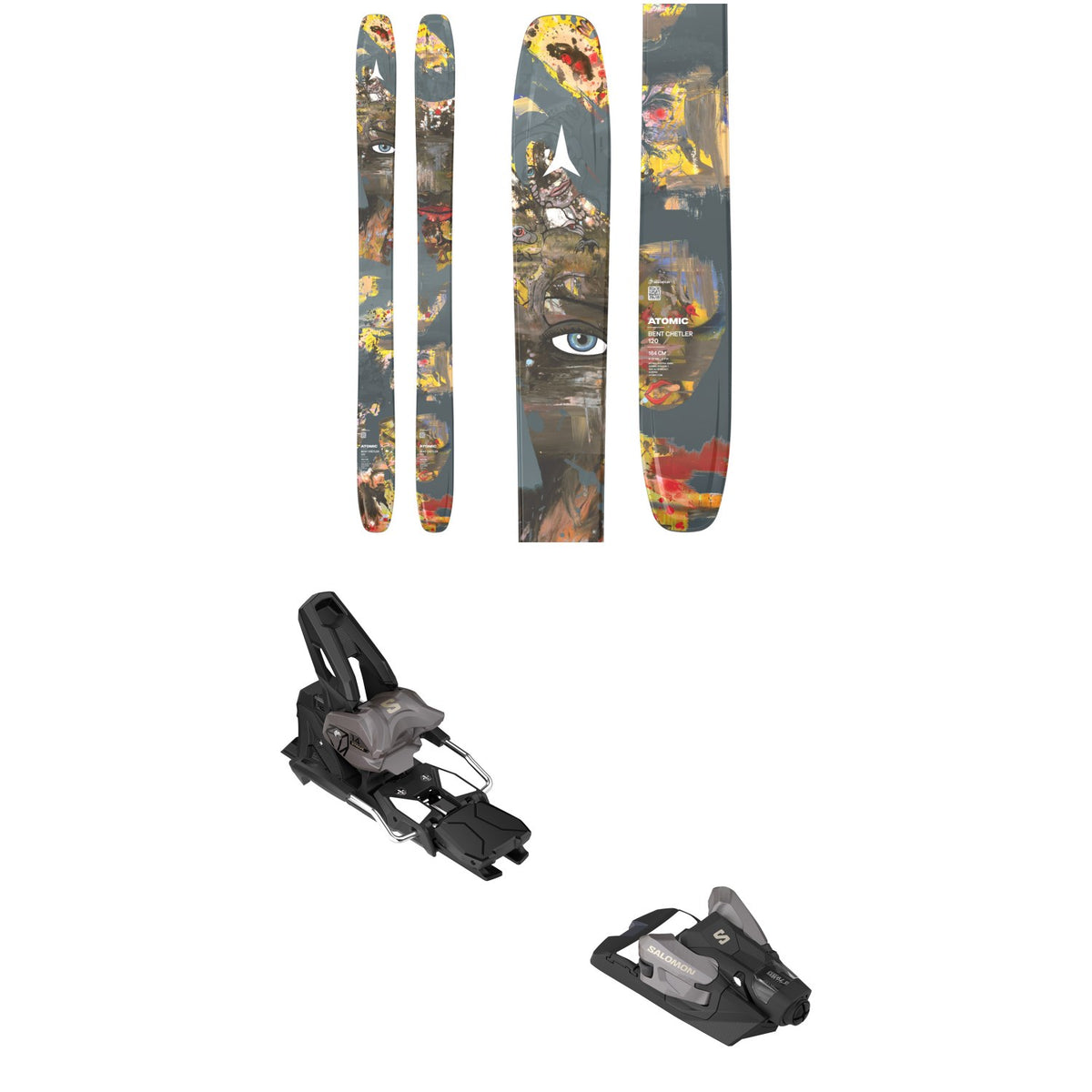 Atomic Bent Chetler 120 Skis 2027 + Salomon Strive 14 GW Ski Bindings
