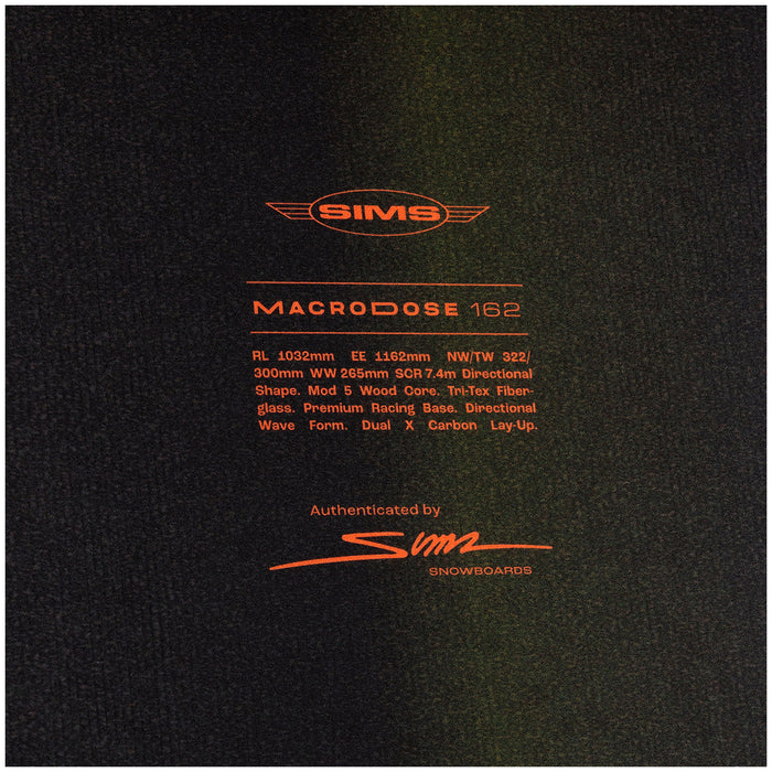 Sims Macrodose Snowboard 2027