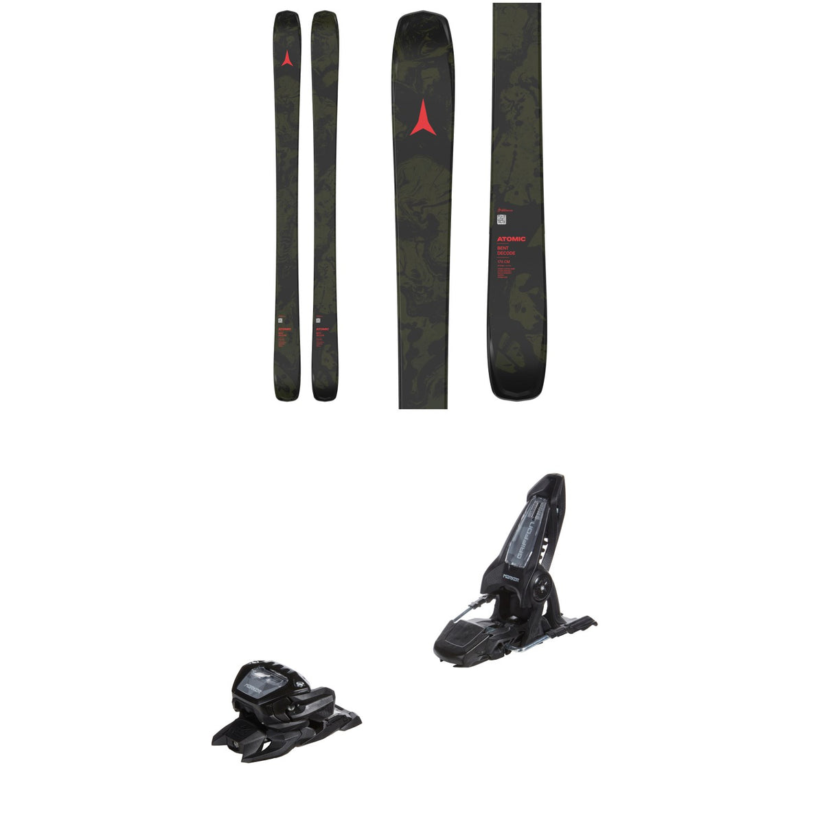 Atomic Bent Decode Skis 2027 + Marker Griffon 13 ID Ski Bindings