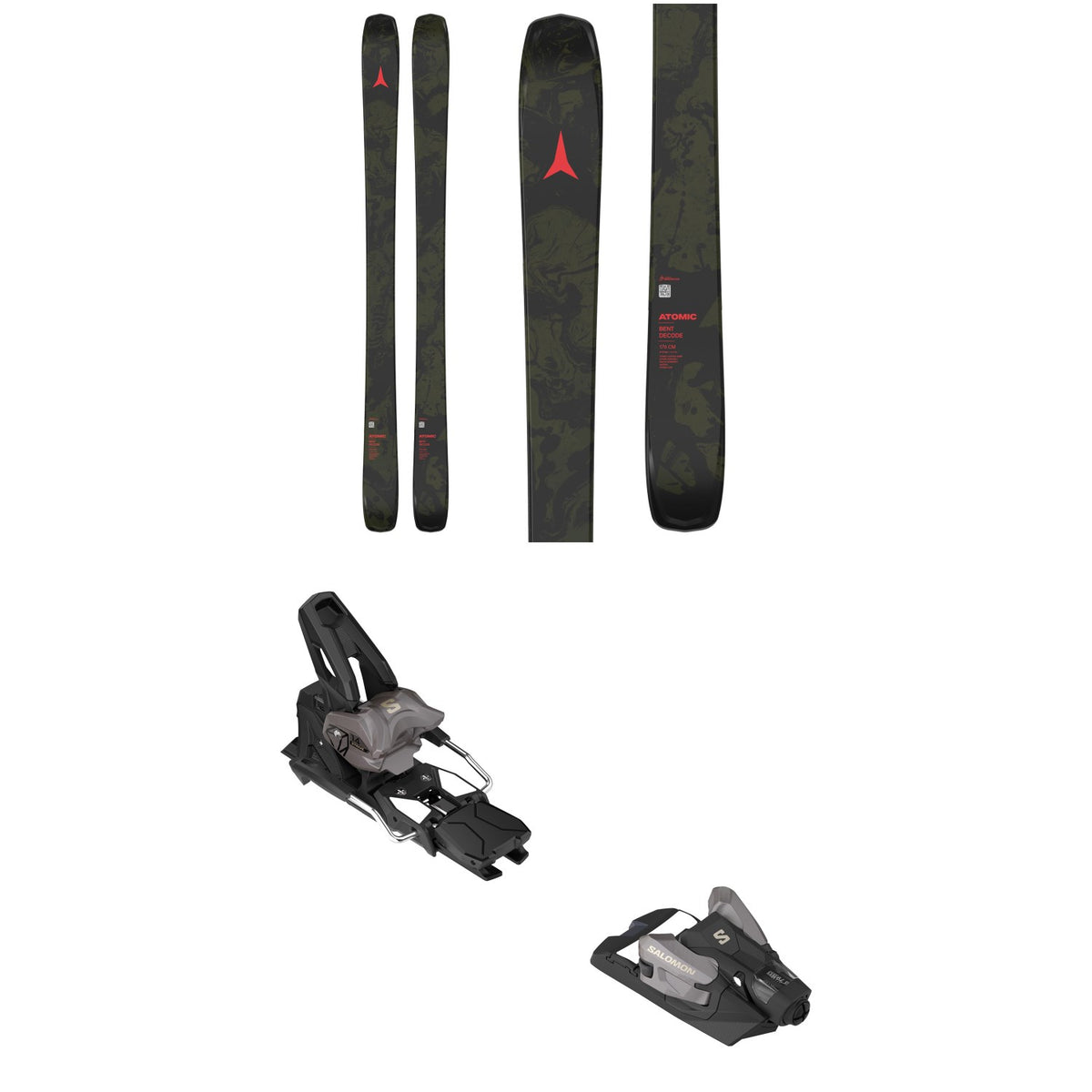 Atomic Bent Decode Skis 2027 + Salomon Strive 14 GW Ski Bindings