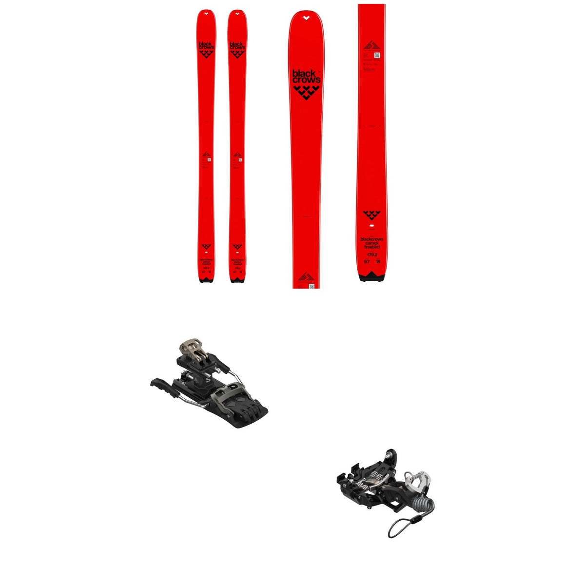 Black Crows Camox Freebird Skis + Salomon MTN Pure Alpine Touring Ski Bindings 2027