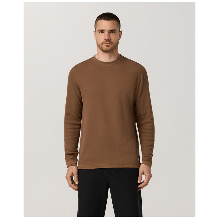 Vuori Waffle Cew - Men's Bourbon