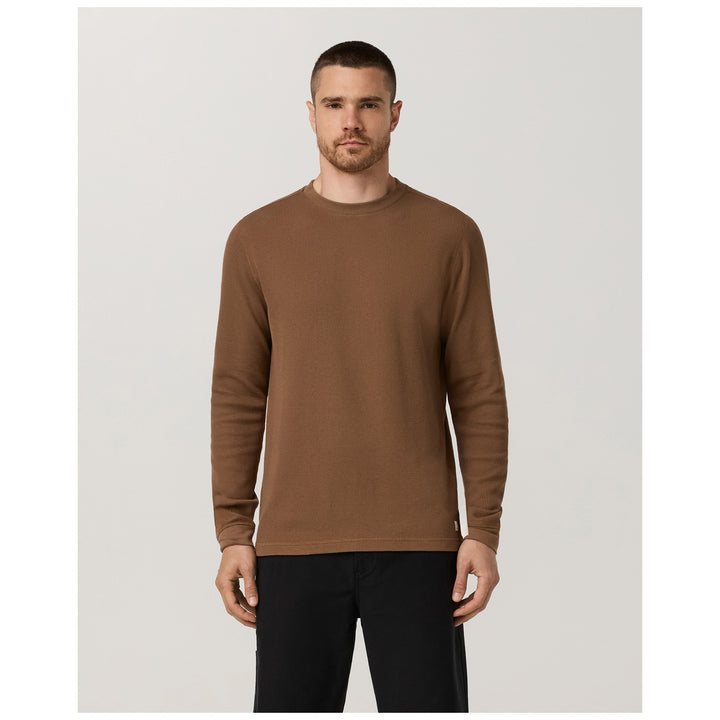 Vuori Waffle Cew - Men's Bourbon