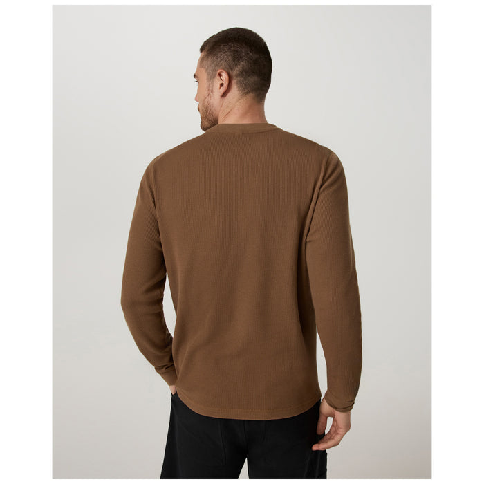 Vuori Waffle Cew - Men's Bourbon