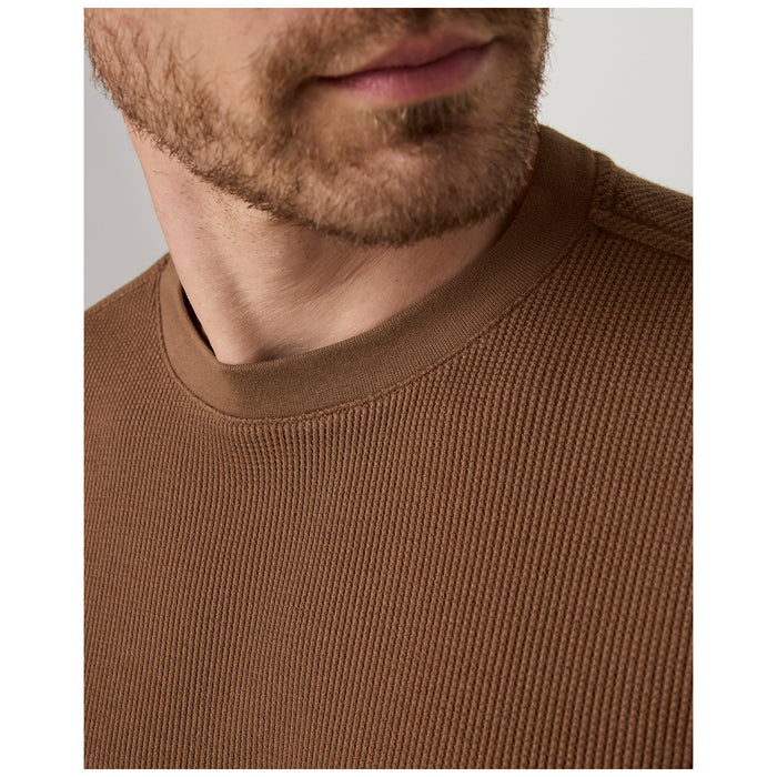 Vuori Waffle Cew - Men's Bourbon