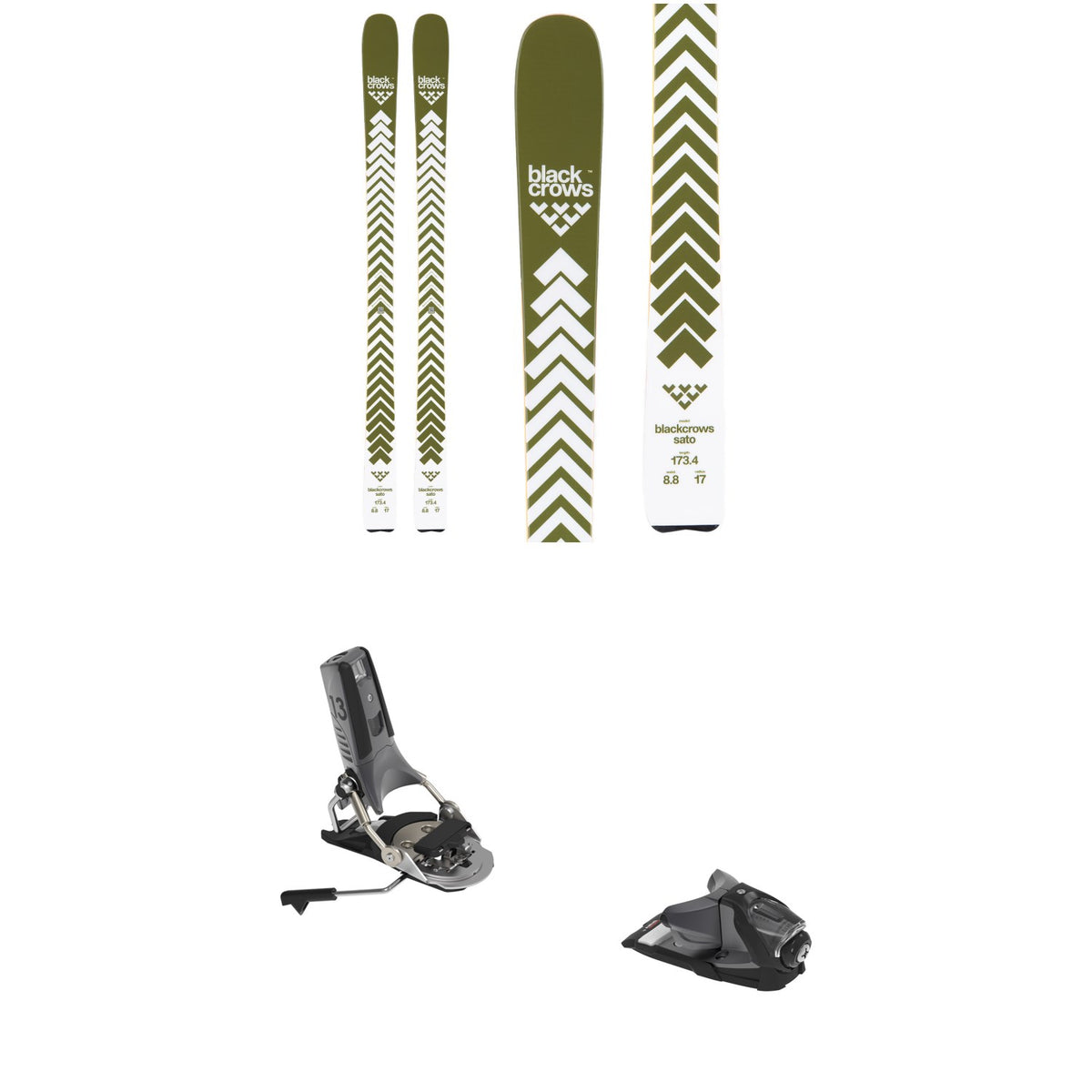 Black Crows Sato Skis + Look Pivot 2.0 13 GW Ski Bindings 2027