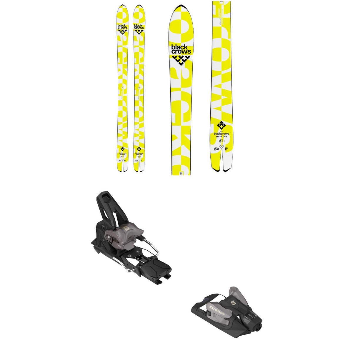 Black Crows Vena Cor Skis 2027 + Salomon Strive 14 GW Ski Bindings