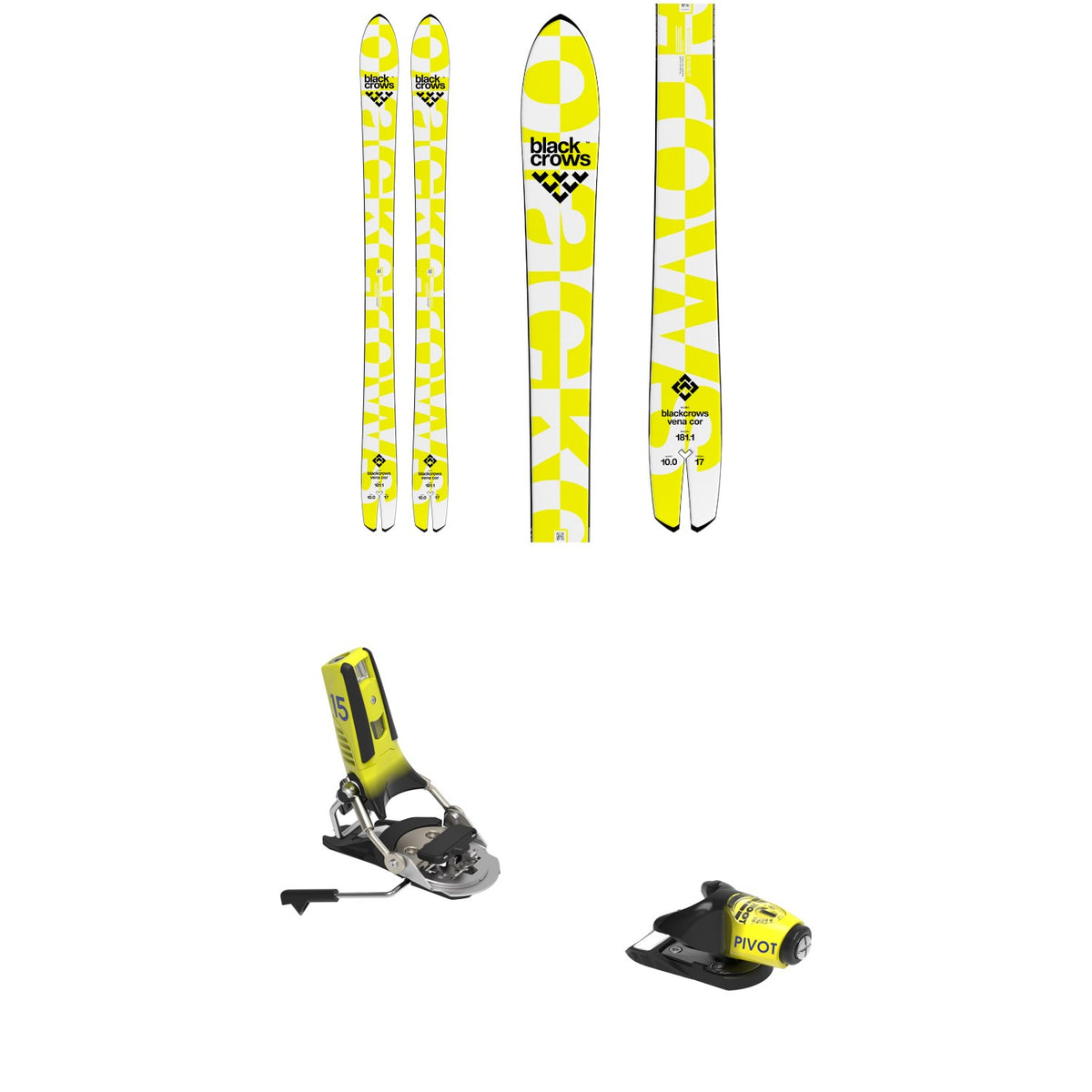 Black Crows Vena Cor Skis + Look Pivot 2.0 15 GW Ski Bindings 2027
