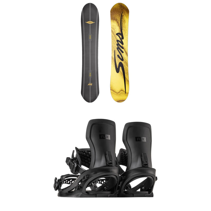 Sims Nub Snowboard + Flux XF Snowboard Bindings 2027