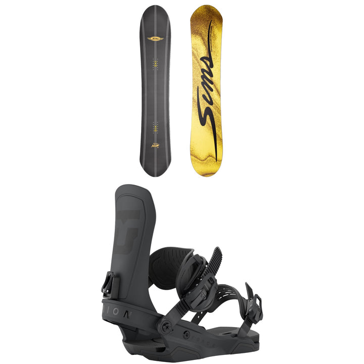 Sims Nub Snowboard + Union Force Team Snowboard Bindings 2027