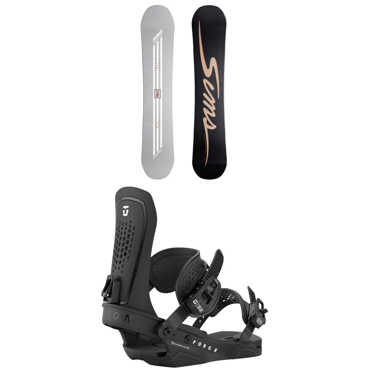 Sims ATV Snowboard + Union Force Snowboard Bindings 2027