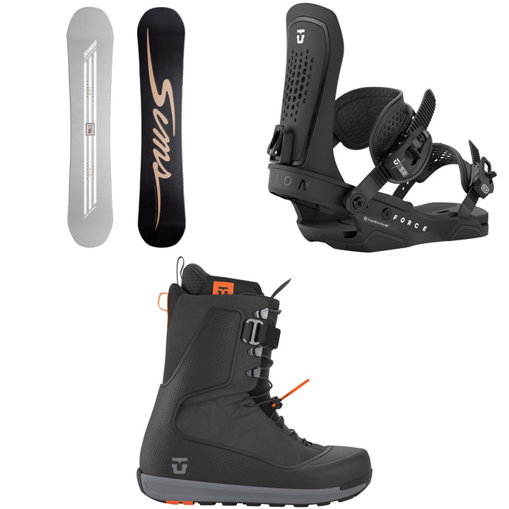 Sims ATV Snowboard + Union Force Snowboard Bindings + Factory Snowboard Boots 2027