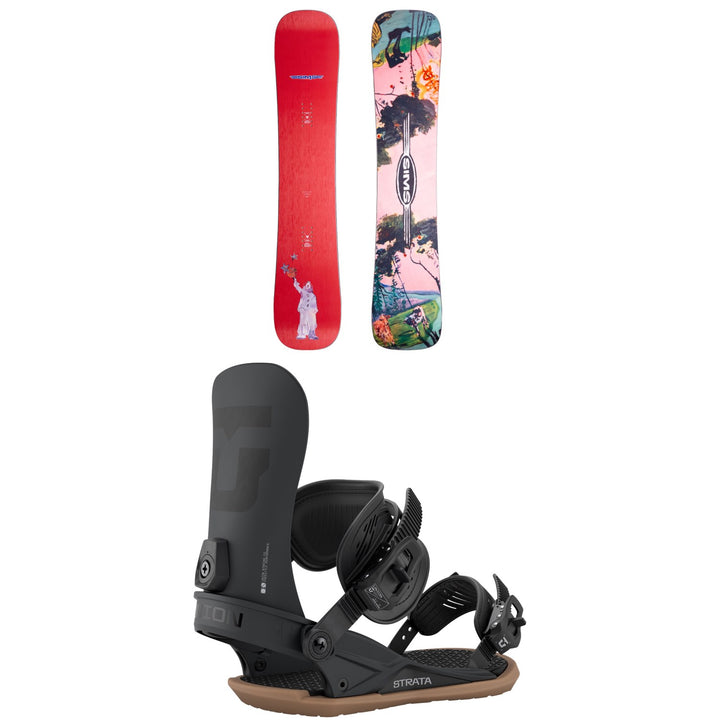 Sims Mystery Lunch Snowboard + Union Strata Snowboard Bindings 2027