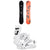 Sims Salt Snowboard + Union Trilogy Classic Snowboard Bindings - Women's 2027