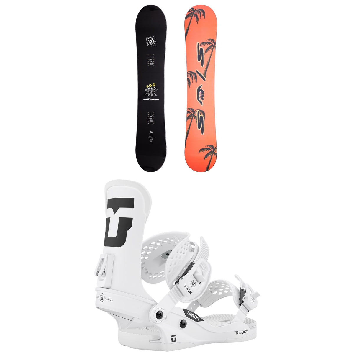 Sims Salt Snowboard + Union Trilogy Classic Snowboard Bindings - Women's 2027