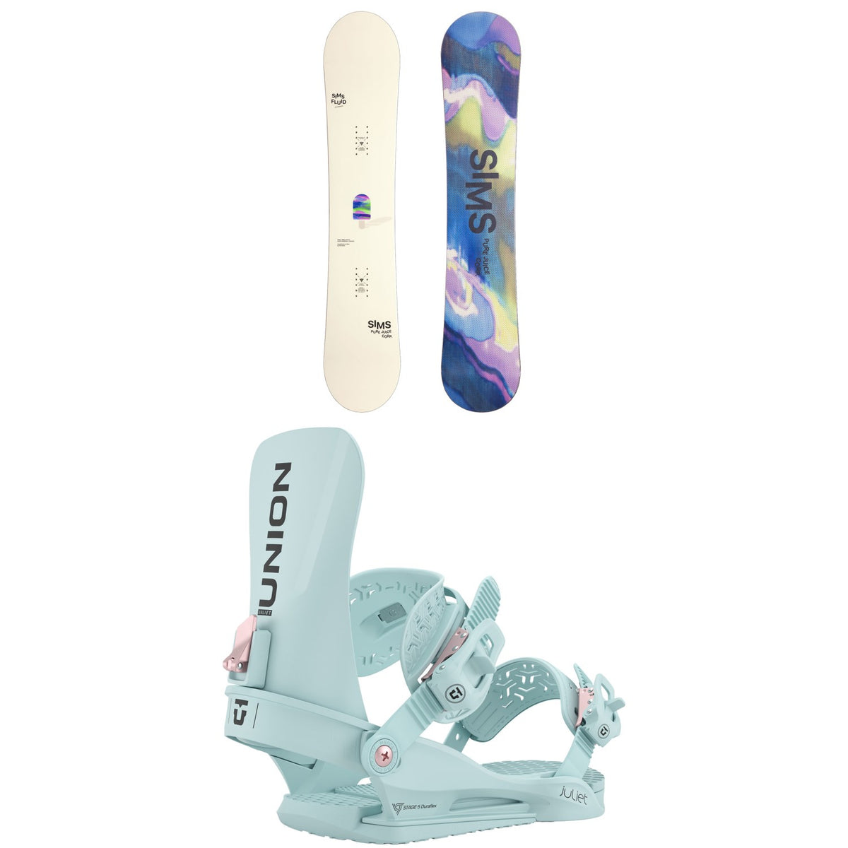 Sims Fluid Snowboard + Union Juliet Snowboard Bindings - Women's 2027