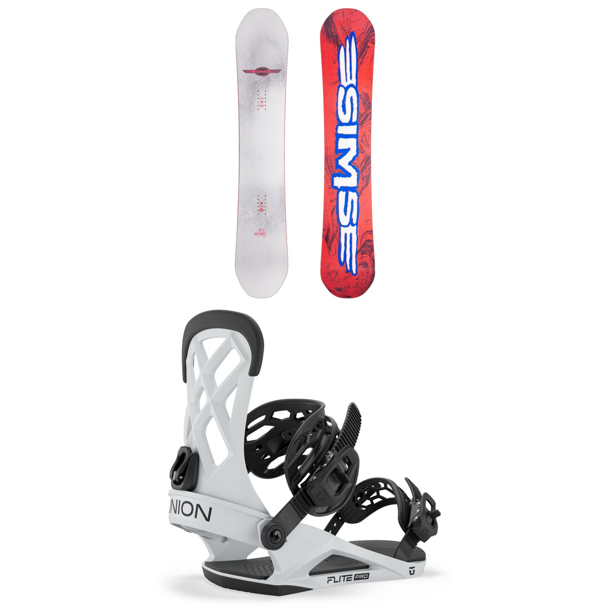 Sims Keyline Snowboard + Union Flite Pro Snowboard Bindings 2027
