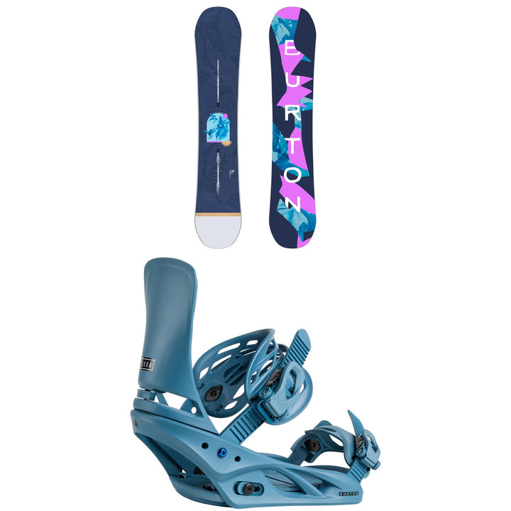 Burton Yeasayer Flying V Snowboard + Lexa Snowboard Bindings - Women's 2026