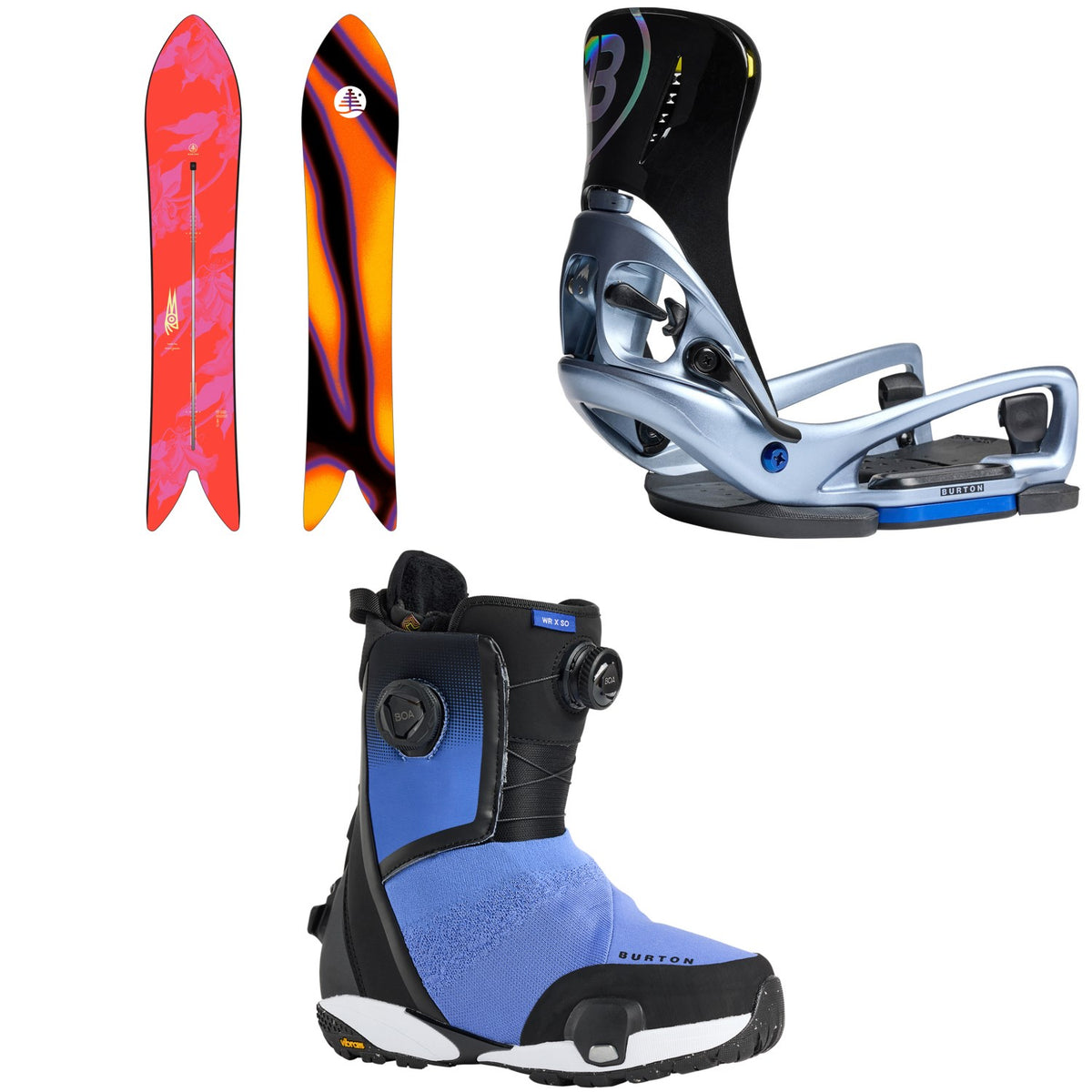 Burton Family Tree Smooth Operator Snowboard + Step On Escapade EST Snowboard Bindings + Waverange X Step On Snowboard Boots - Women's 2026