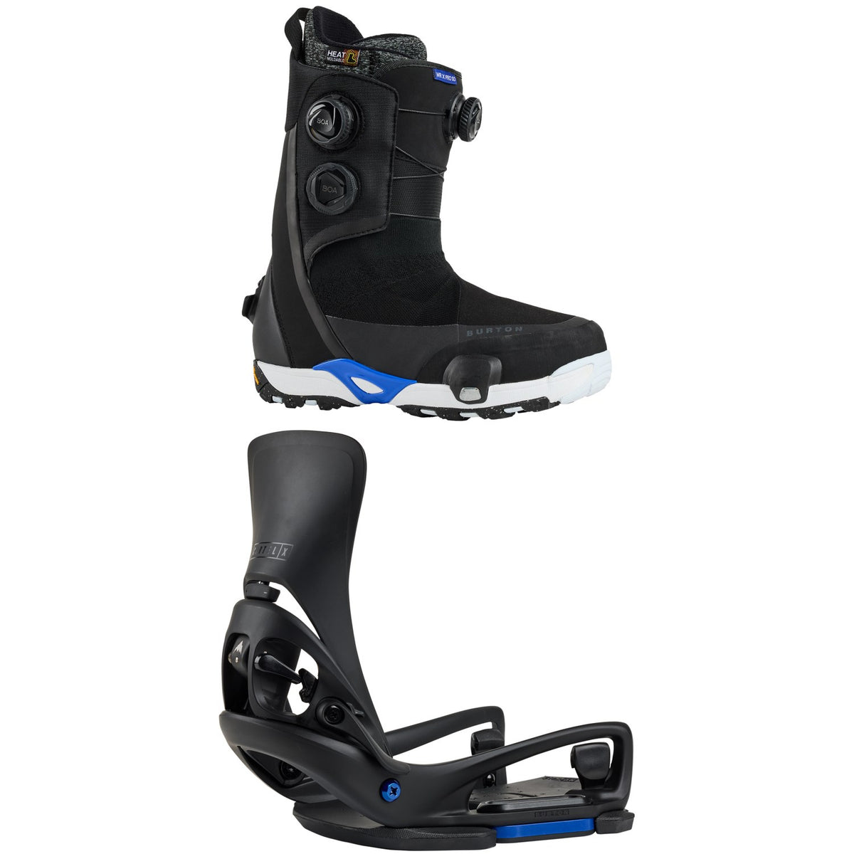 Burton Waverange Step On X Pro Snowboard Boots + Step on Cartel X EST Snowboard Bindings 2026
