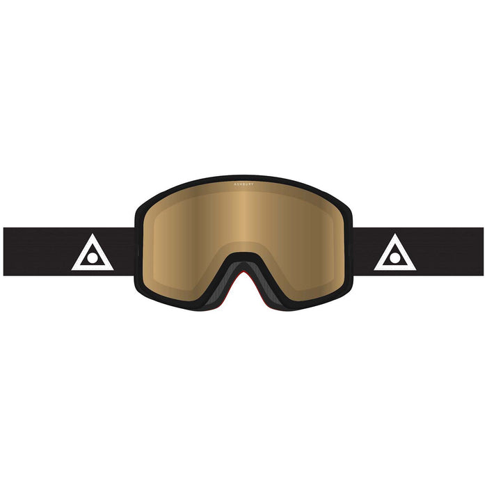 Ashbury Mirage Goggles Triangle/Revo Black Gold Mirror + Yellow