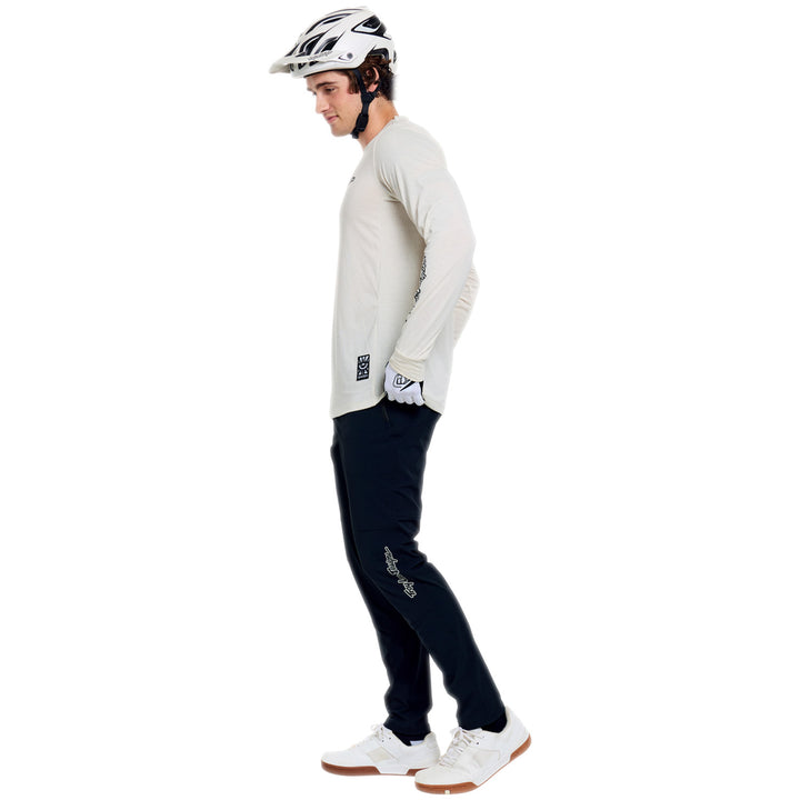 Troy Lee Designs Skyline Fakie Long-Sleeve Ride Tee Stripe Pumice