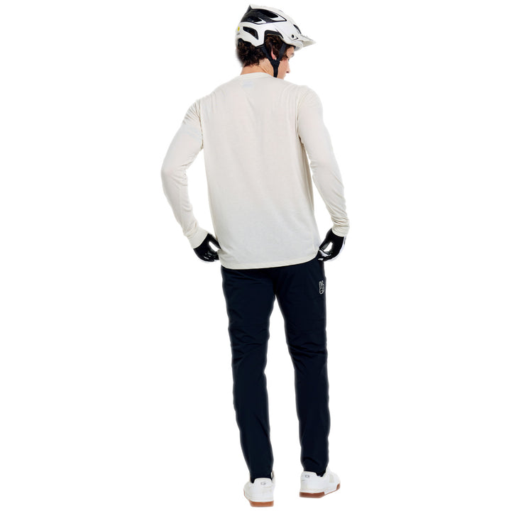 Troy Lee Designs Skyline Fakie Long-Sleeve Ride Tee Stripe Pumice