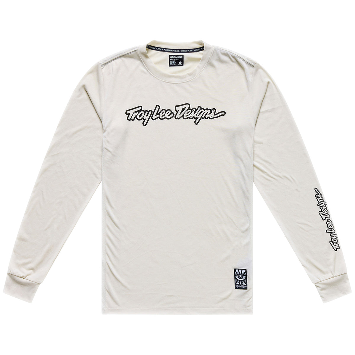 Troy Lee Designs Skyline Fakie Long-Sleeve Ride Tee Stripe Pumice