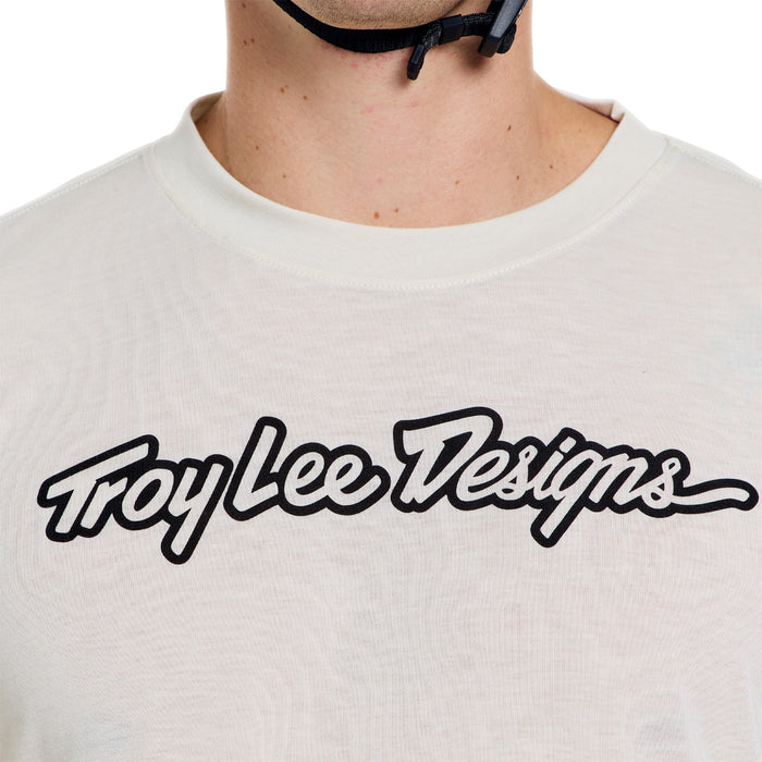 Troy Lee Designs Skyline Fakie Long-Sleeve Ride Tee Stripe Pumice